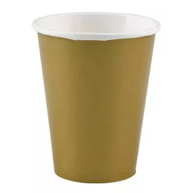 6 darabos papír pohár – Arany színű
