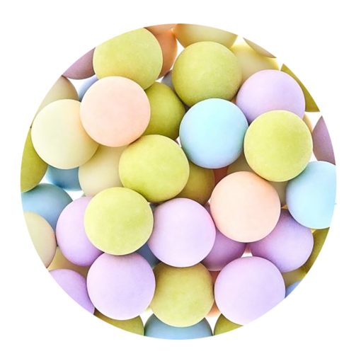 Óriás ropogós cukorgolyó – 150g – Vegyes pasztell színek