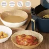 50 darabos sütő papír forrólevegős sütőhöz – 20 cm - Air fryer sütőpapír 