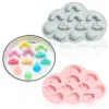 Szilikon fondant és marcipán mintázó – Felhő, szivárvány és esőcsepp mintával