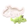 Szilikon fondant és marcipán mintázó – Dinoszaurusz – Triceratops