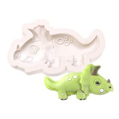   Szilikon fondant és marcipán mintázó – Dinoszaurusz – Triceratops