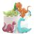 Szilikon fondant és marcipán mintázó – Dinoszaurusz – Triceratops