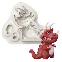   Szilikon fondant és marcipán mintázó – Dinoszaurusz – Vicsorgó  