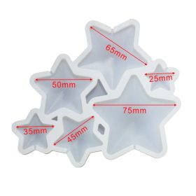 Szilikon nyalóka forma – Csillag