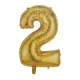 Óriás szám fólia lufi – 2 – Arany