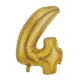 Óriás szám fólia lufi – 4 – Arany