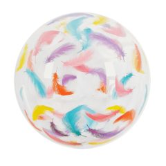 Gömb alakú buborék lufi – 50 cm – Tollak
