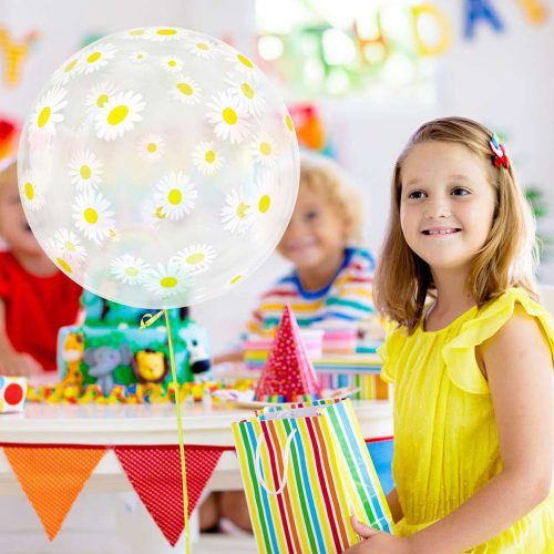 Gömb alakú buborék lufi – 50 cm – Margaréta