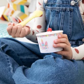 6 darabos papír fagylaltos pohár – Unikornis