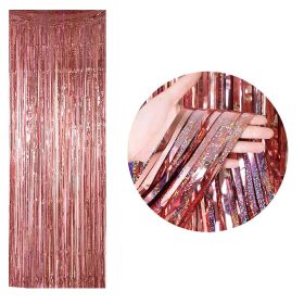 Fólia függöny dekoráció – Rose Gold