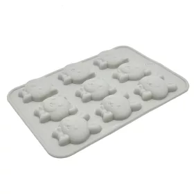   9 részes szilikon forma – Állatok – Maci, cica és nyuszi