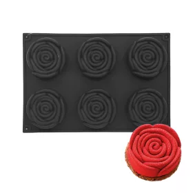 Szilikon forma – Rózsa