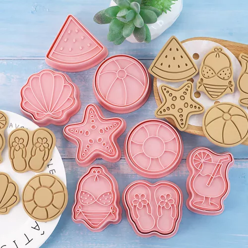 Műanyag süteménykiszúró és nyomda – Strand