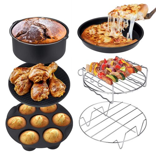 11 részes Air Fryer, olaj nélküli forrólevegős fritőz tartozék szett