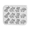 12 részes szilikon forma – Dinoszaurusz