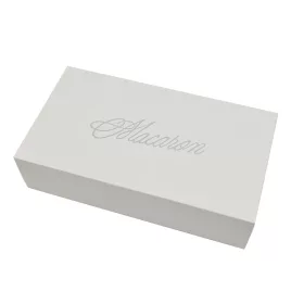 12 részes macaron doboz – Fehér színű