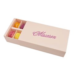 12 részes macaron doboz – Barack színű