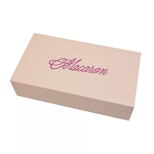 12 részes macaron doboz – Barack színű