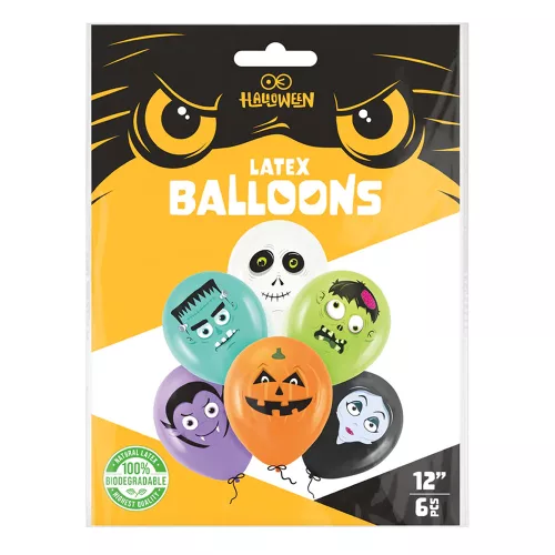 6 darabos latex lufi szett – Halloween – Szörnyek