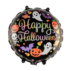  Fólia lufi – Halloween – Happy Halloween szellemek és tök