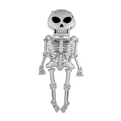 Fólia lufi – Halloween – Csontváz - NAGY