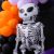 Fólia lufi – Halloween – Csontváz - NAGY