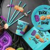 6 darabos papír tányér – Halloween – Csokit vagy csalunk
