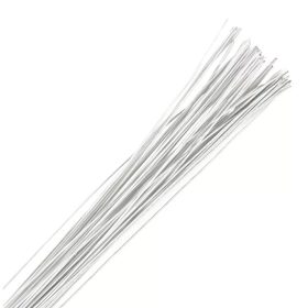 10 darabos vékony virágdrót – Fehér