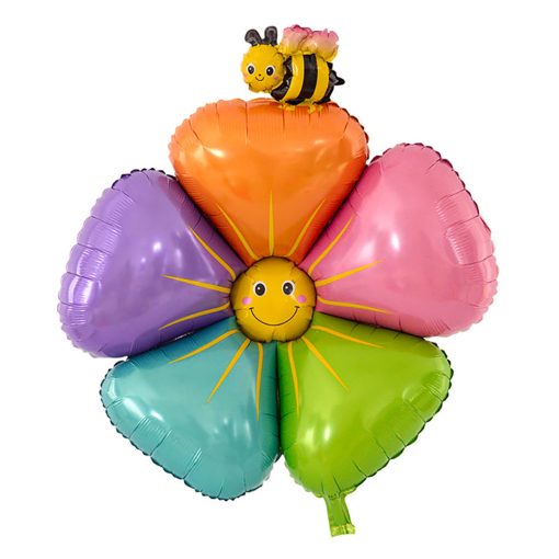 Fólia lufi – Virág méhecskével