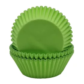 100 darabos muffin papír – Zöld