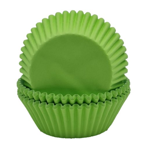 100 darabos muffin papír – Zöld