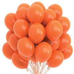 50 darabos latex lufi szett – 30 cm – Narancssárga