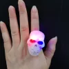 Halloween-i LED-es gyűrű - Koponya