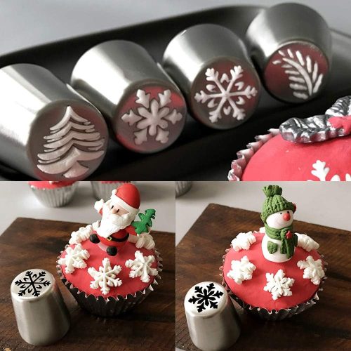 Orosz típusú díszítőcső szett – Karácsonyi minták