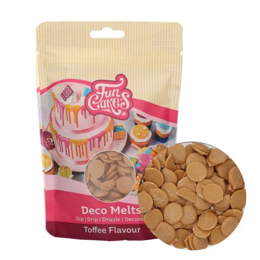 FunCakes Deco Melts bevonó – Karamell ízesítéssel