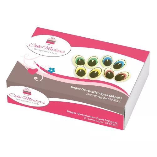 Cake-Masters cukordekoráció – Szemgolyó – Színes