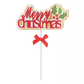   Torta dekoráció, torta beszúró – Karácsonyi minta - Merry Christmas 