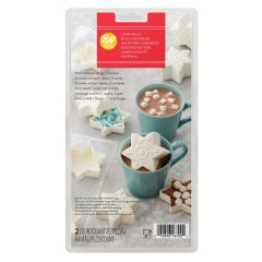   WILTON 3D csokoládé forma, csokibomba – Karácsonyi minta – Hópehely