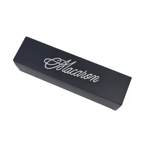 6 részes macaron doboz – Fekete