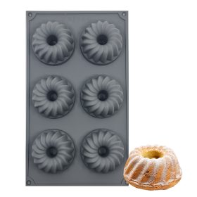 6 részes szilikon forma – Kuglóf