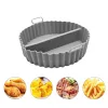 Air Fryer szilikon betét, szilikon sütőkosár – Osztott
