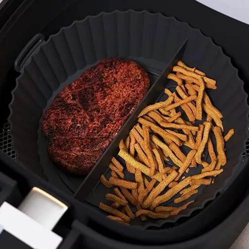 Air Fryer szilikon betét, szilikon sütőkosár – Osztott