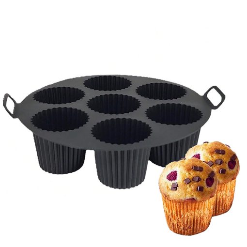 Air Fryer szilikon betét, szilikon sütőkosár – Muffin forma