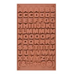 Szilikon bonbon és csokoládé forma – Betűk