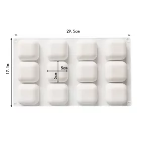 12 részes szilikon forma – Kavicsok