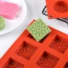 Szilikon forma – Mintás kocka, mooncake – Mandala