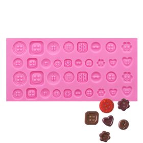 Szilikon fondant és marcipán mintázó – Gombok