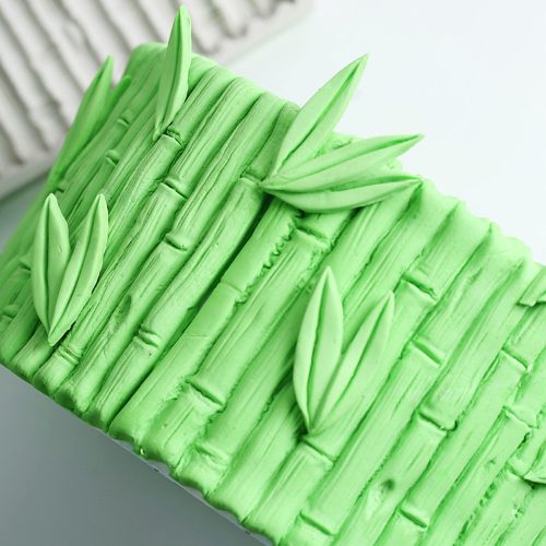 Szilikon fondant és marcipán mintázó – Bambusz