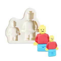 Szilikon fondant és marcipán mintázó – LEGO figurák